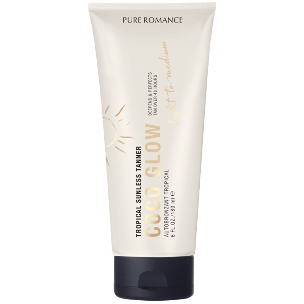 Coco glow sunless tanning lotion light to medium